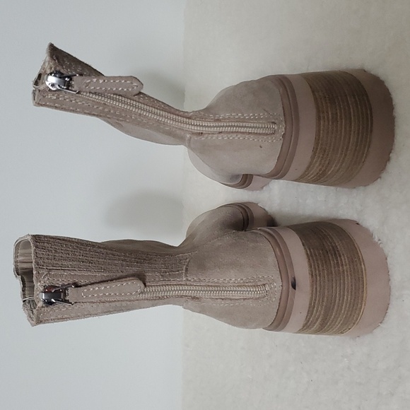 Dolce Vita Martey H2O Taupe Suede Waterproof Boot, 7 - Picture 4 of 16